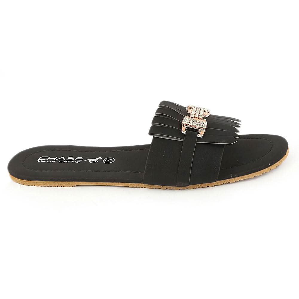 Women's Slipper I 01 - Black, Women, Slippers, Chase Value, Chase Value