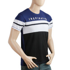 Men's  Half Sleeves Polo T-Shirt - Navy Blue, Men, T-Shirts And Polos, Chase Value, Chase Value