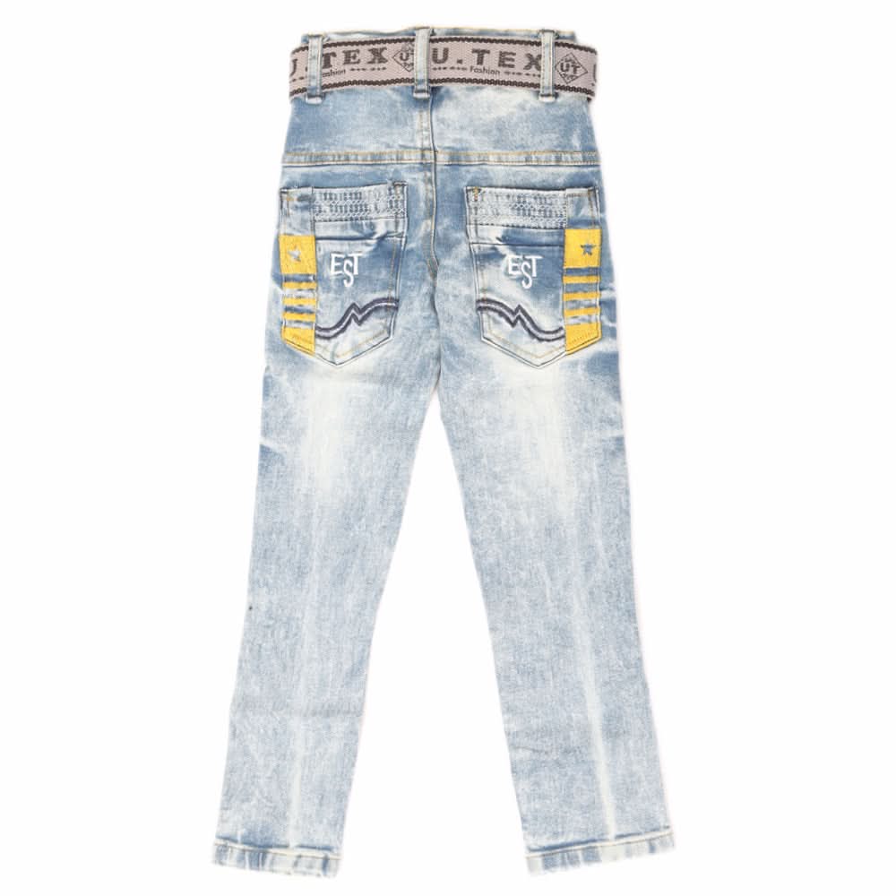 Boys Denim Pant - Light Blue, Kids, Boys Pants, Chase Value, Chase Value