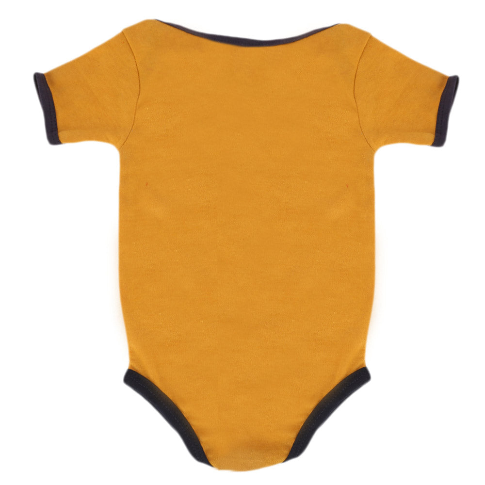 Newborn Boys Romper - Mustard, Kids, NB Boys Rompers, Chase Value, Chase Value
