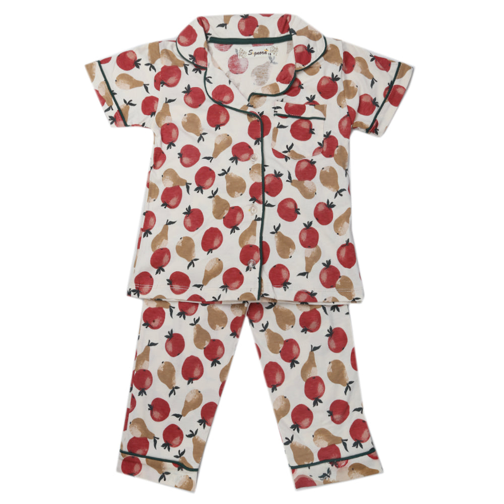 Girls Sleeping Suit - Fawn, Kids, Girls Sets And Suits, Chase Value, Chase Value