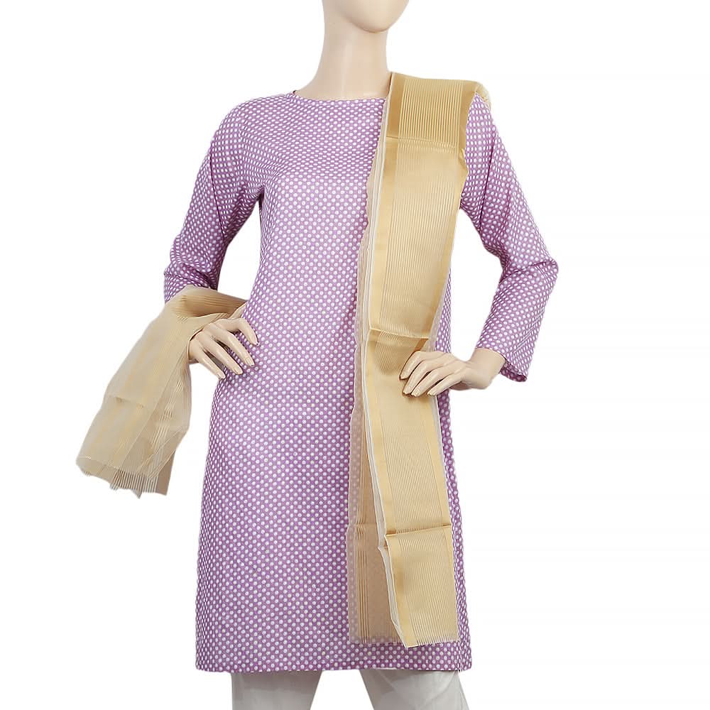Women's Organza Lining Dupatta - Beige, Women, Dupatta, Chase Value, Chase Value