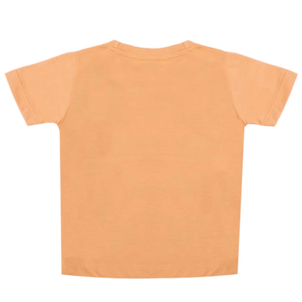 Boys Half Sleeves T-Shirt - Peach, Boys T-Shirts, Chase Value, Chase Value