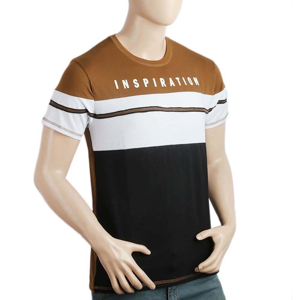 Men's Half Sleeves Polo T-Shirt - Brown, Men, T-Shirts And Polos, Chase Value, Chase Value