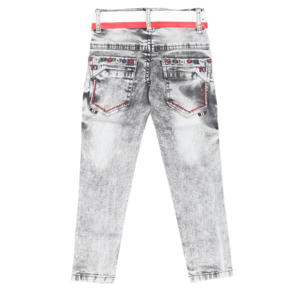 Boys Denim Pant - Grey, Kids, Boys Pants, Chase Value, Chase Value