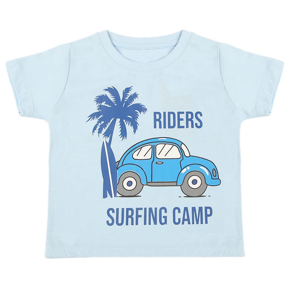 Boys Half Sleeves T-Shirt - Blue, Boys T-Shirts, Chase Value, Chase Value