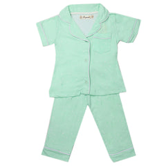 Girls Sleeping Suit - Green, Kids, Girls Sets And Suits, Chase Value, Chase Value