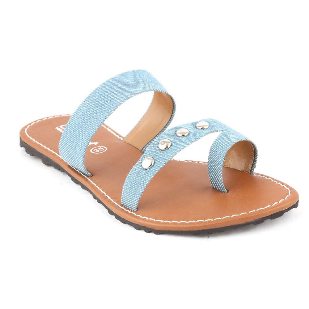 Girls Slippers  (666) - Light Blue, Kids, Girls Slippers, Chase Value, Chase Value