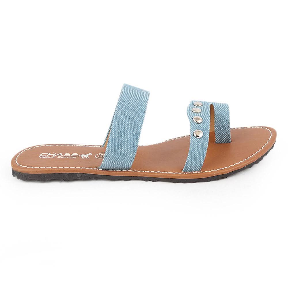 Girls Slippers  (666) - Light Blue, Kids, Girls Slippers, Chase Value, Chase Value