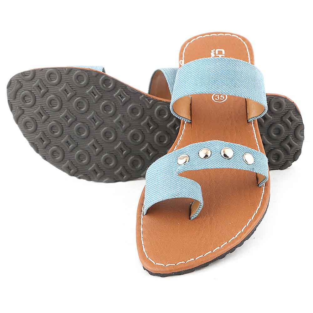 Women's Slipper (666) - Light Blue, Women, Slippers, Chase Value, Chase Value