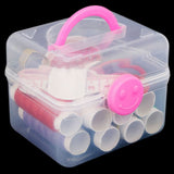 Sewing Basket With Sewing Accessories - Pink, Home & Decor, Chase Value, Chase Value