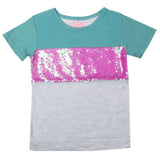Girls Half Sleeves T-Shirts - Sea Green, Kids, Girls T-Shirts, Chase Value, Chase Value