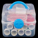 Sewing Basket With Sewing Accessories - Blue, Home & Decor, Chase Value, Chase Value