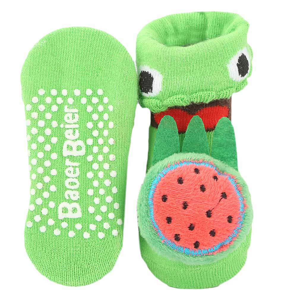 Newborn Booties - Green, Kids, NB Shoes And Socks, Chase Value, Chase Value