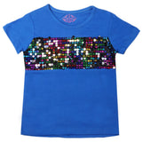 Girls Half Sleeves T-Shirts - Dark Blue, Kids, Girls T-Shirts, Chase Value, Chase Value