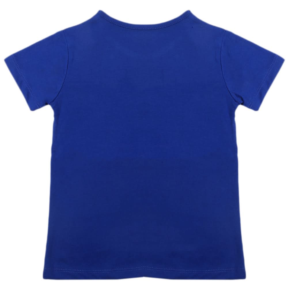 Girls Half Sleeves T-Shirts - Royal Blue, Kids, Girls T-Shirts, Chase Value, Chase Value