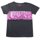 Girls Half Sleeves T-Shirts - Grey, Kids, Girls T-Shirts, Chase Value, Chase Value