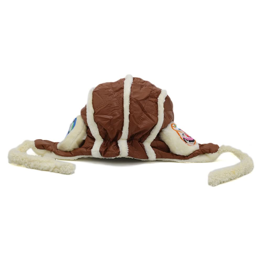 Kids Woolen Cap - Brown, Girls Caps & Gloves, Chase Value, Chase Value