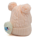 Kids Woolen Cap - Peach, Girls Caps & Gloves, Chase Value, Chase Value