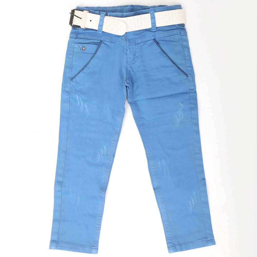 Boys Cotton Pant - Sky Blue, Kids, Boys Pants, Chase Value, Chase Value