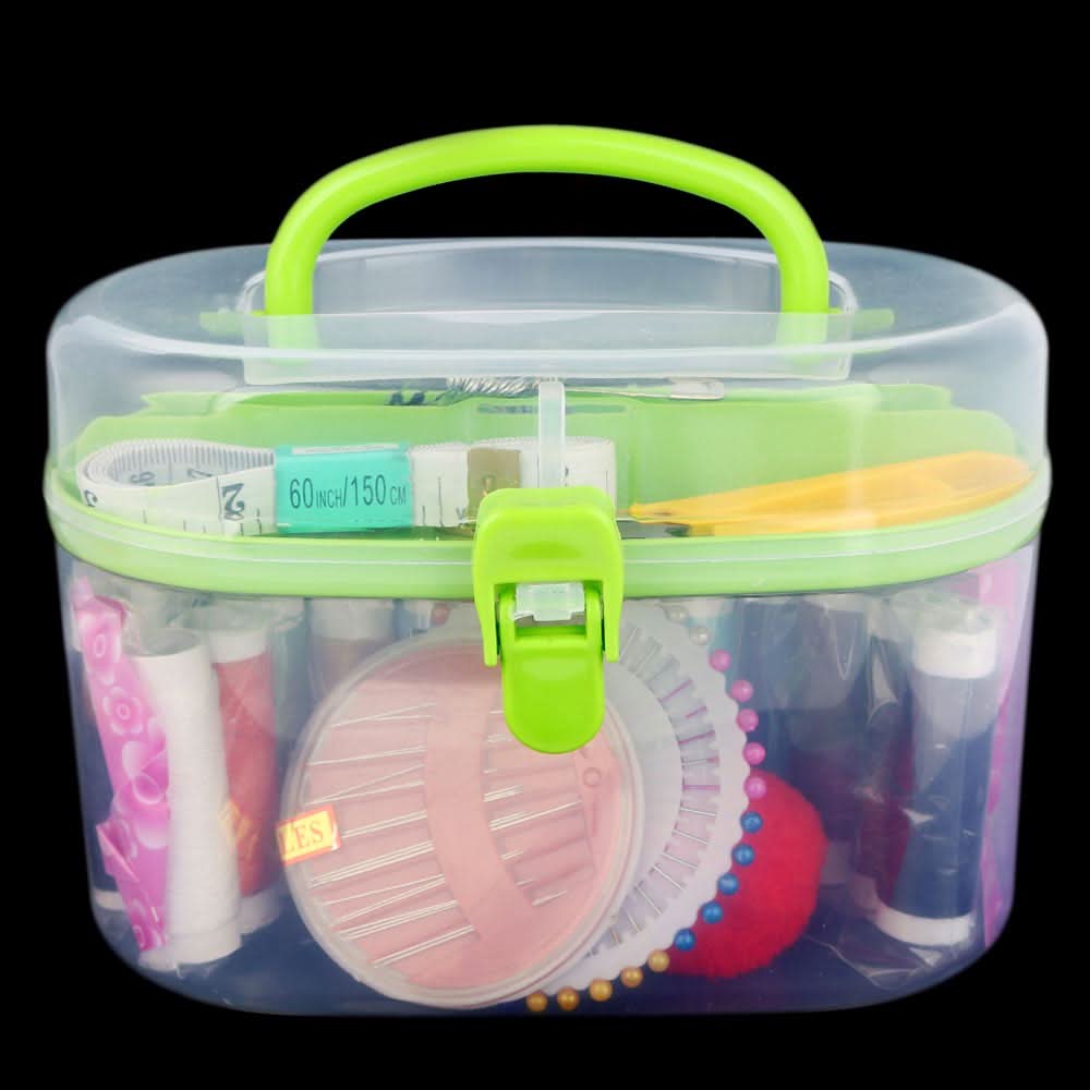 Sewing Basket With Sewing Accessories - Multi, Home & Decor, Chase Value, Chase Value