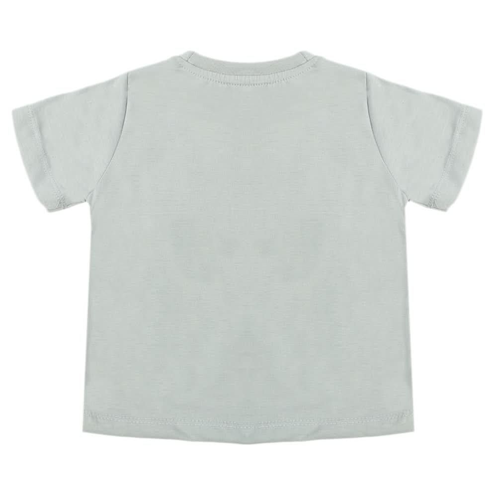 Boys Half Sleeves T-Shirt - Light Grey, Boys T-Shirts, Chase Value, Chase Value