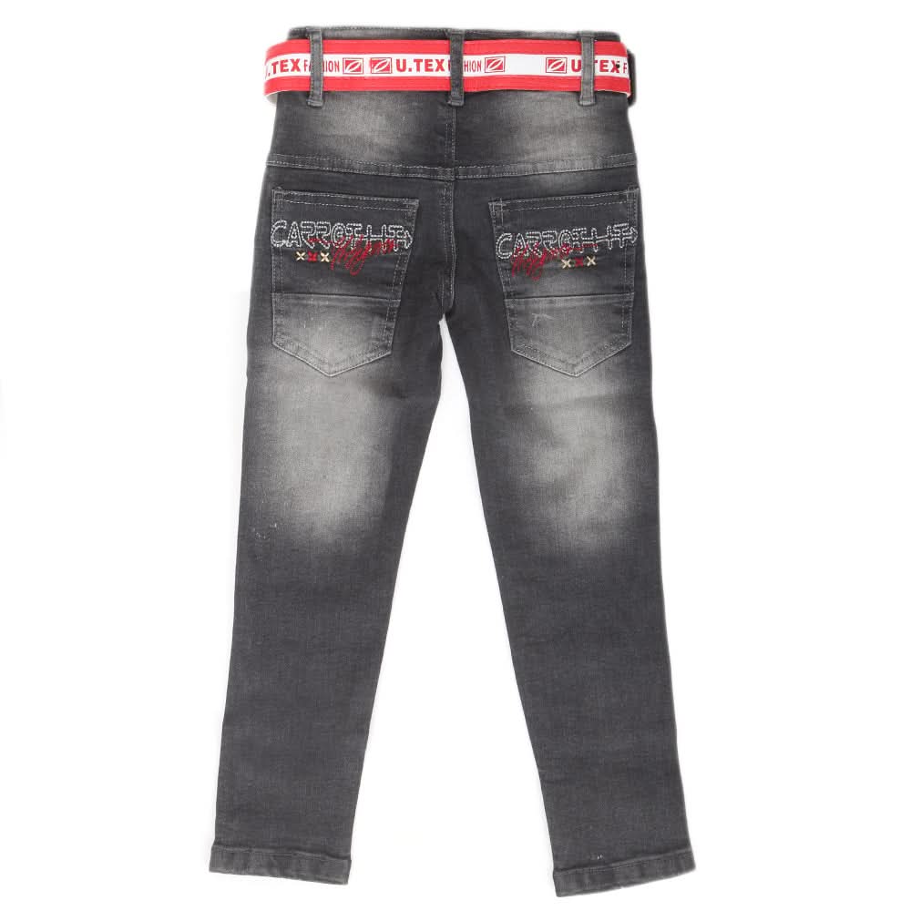 Boys Denim Pant - Dark Grey, Kids, Boys Pants, Chase Value, Chase Value