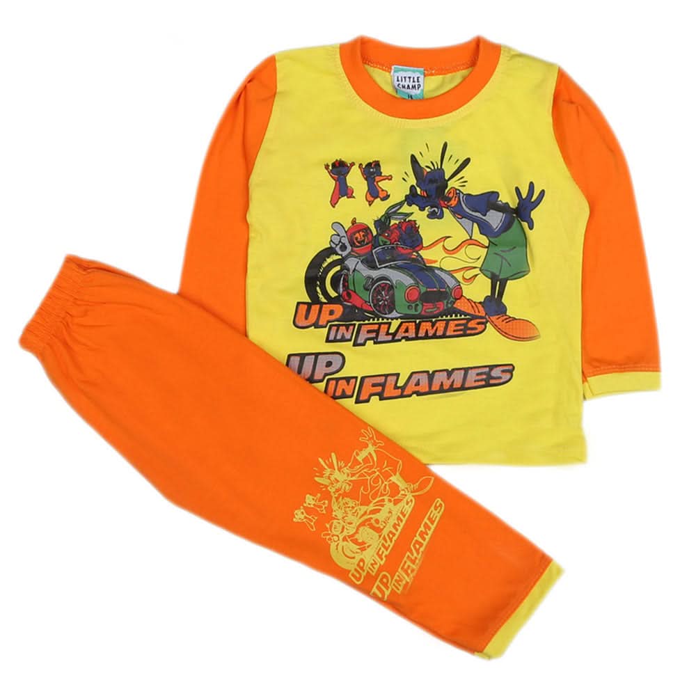 Boys 2 Piece Suit - Orange, Kids, Boys Sets And Suits, Chase Value, Chase Value