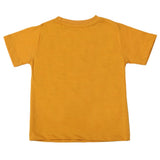 Boys Half Sleeves T-Shirt - Mustard, Boys T-Shirts, Chase Value, Chase Value