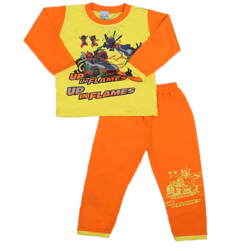 Boys 2 Piece Suit - Orange, Kids, Boys Sets And Suits, Chase Value, Chase Value