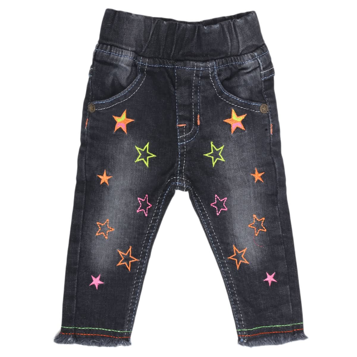 Newborn Girls Pant Denim - Black, Kids, NB Girls Shorts Skirts And Pants, Chase Value, Chase Value