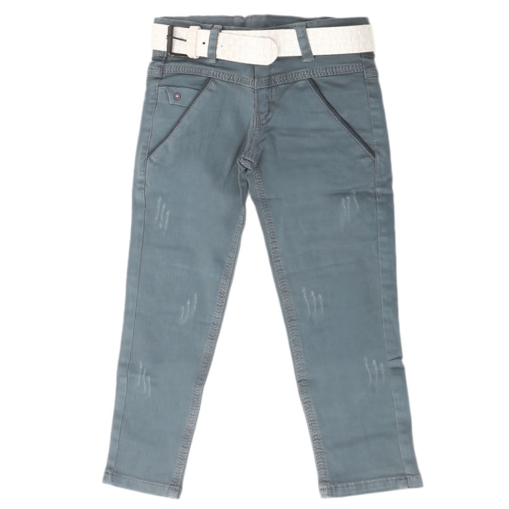 Boys Cotton Pant - Light Grey, Kids, Boys Pants, Chase Value, Chase Value