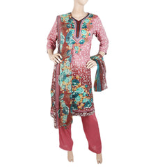Khadde Printed Lawn 3 Piece Un-Stitched Suit - 003, Women, 3Pcs Shalwar Suit, United Textiles, Chase Value
