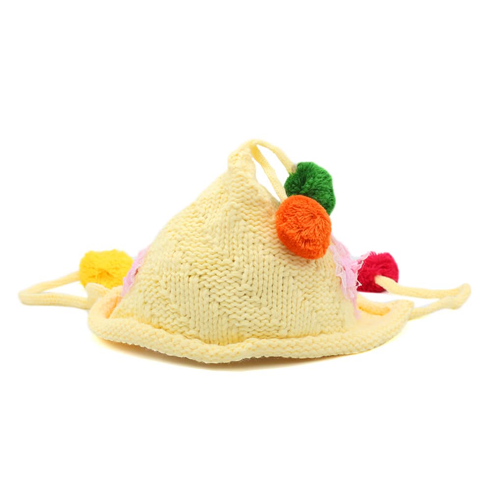 Kids Woolen Cap - Cream, Girls Caps & Gloves, Chase Value, Chase Value