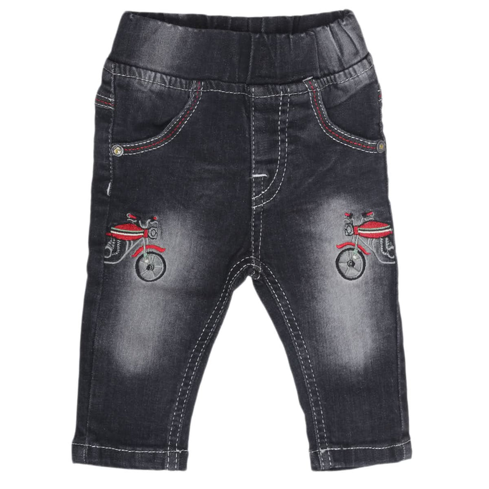 Newborn Boys Pant Denim C-25 - Black, Kids, Newborn Boys Shorts And Pants, Chase Value, Chase Value