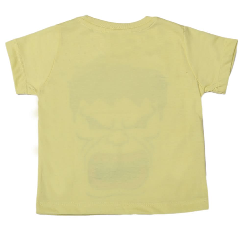Boys Half Sleeves T-Shirt - Yellow, Boys T-Shirts, Chase Value, Chase Value