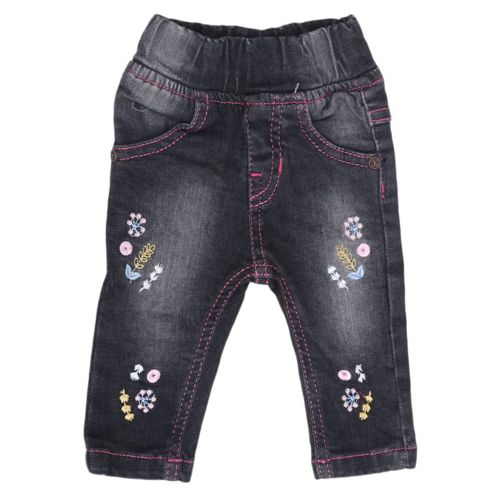Newborn Girls pant Denim - Black, Kids, New Born Girls Shorts Skirts And Pants, Chase Value, Chase Value
