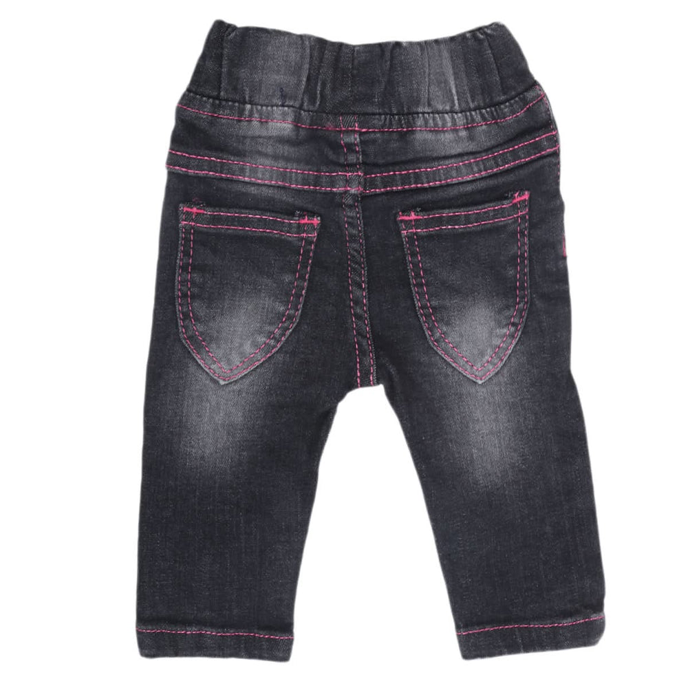 Newborn Girls pant Denim - Black, Kids, New Born Girls Shorts Skirts And Pants, Chase Value, Chase Value