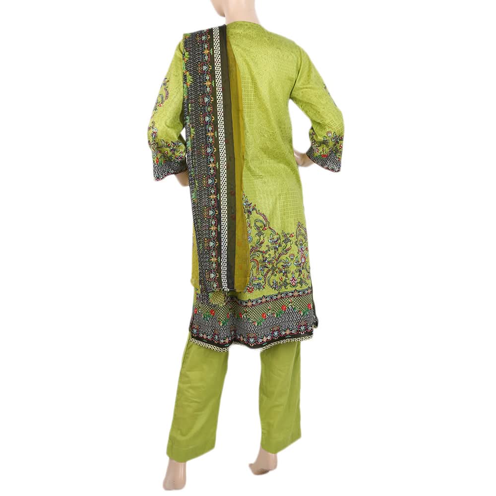 Khadde Printed Lawn 3 Piece Un-Stitched Suit - 001, Women, 3Pcs Shalwar Suit, United Textiles, Chase Value