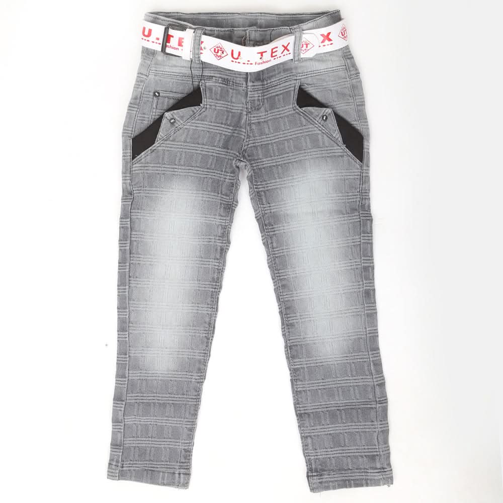 Boys Denim Pant - Grey, Kids, Boys Pants, Chase Value, Chase Value