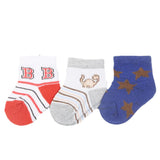 Kids 3 Piece Card Socks - Multi, Kids, Boys Socks, Chase Value, Chase Value