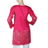 Women's Cotton Plain Kurti - Pink, Women, Ready Kurtis, Chase Value, Chase Value