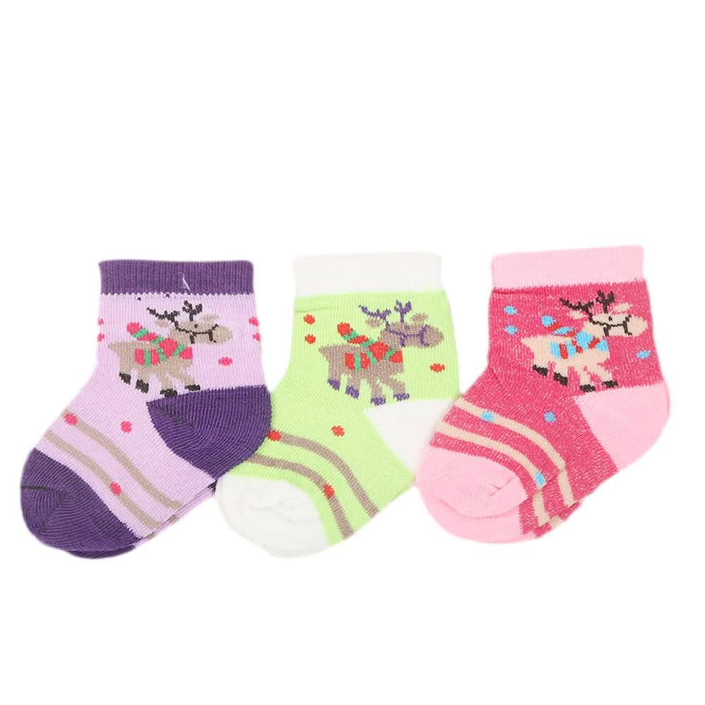 Kids 3 Piece Card Socks - Multi, Kids, Boys Socks, Chase Value, Chase Value