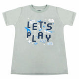Boys Half Sleeves T-Shirt - Light Grey, Boys T-Shirts, Chase Value, Chase Value
