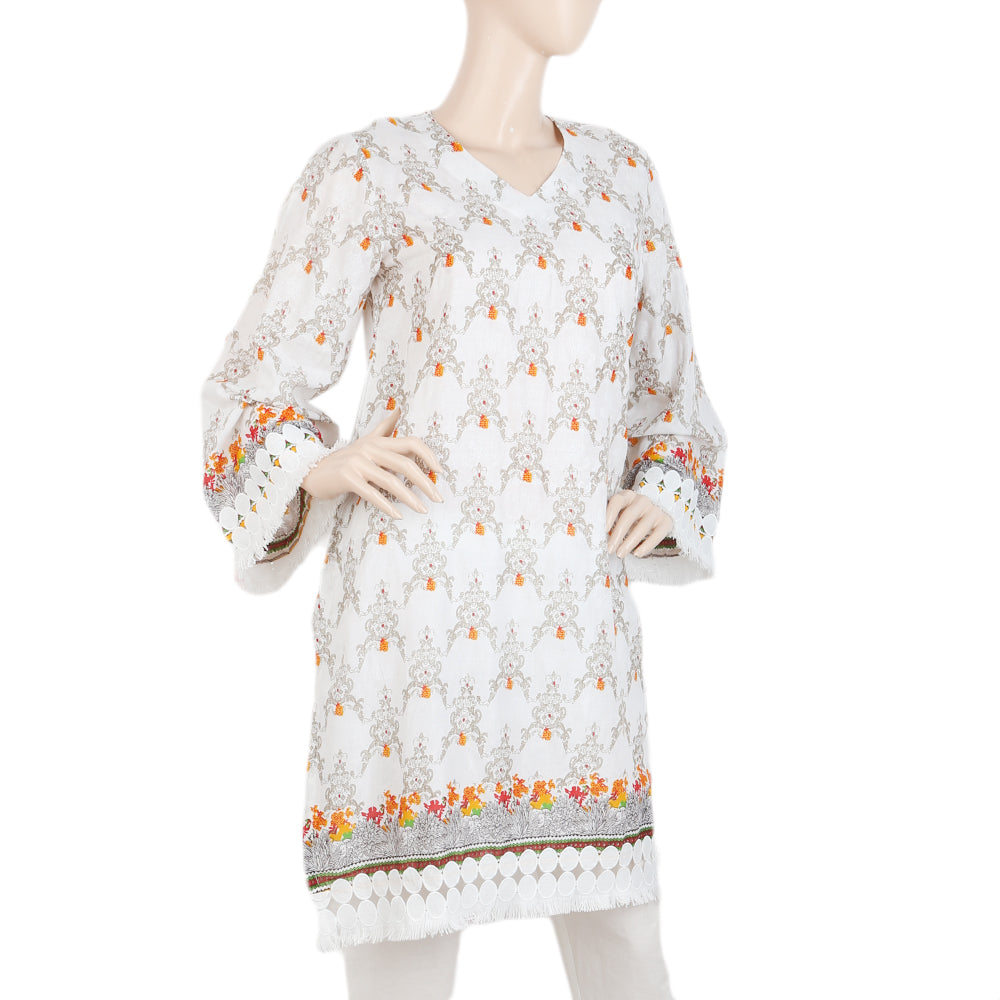 Karizma Chahat Printed Lawn 1 Pcs Un-Stitched Kurti - 01, Women, Unstitched Kurti, United Textiles, Chase Value