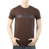 Men's Printed Half Sleeves T-Shirt - Coffee, Men, T-Shirts And Polos, Chase Value, Chase Value