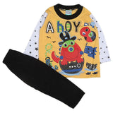 Boys Full Sleeves 2 Pcs Suit - Yellow, Kids, Boys Sets And Suits, Chase Value, Chase Value