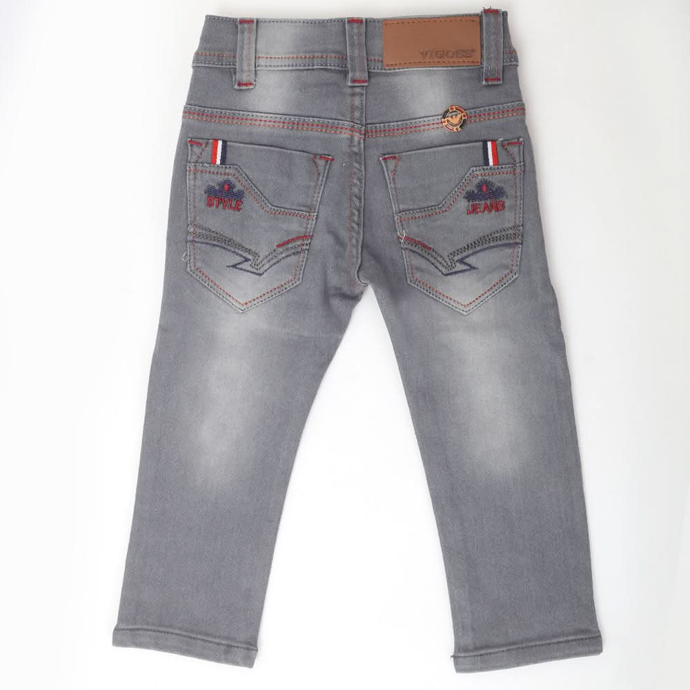 Boys Denim Pant - Grey, Kids, Boys Pants, Chase Value, Chase Value