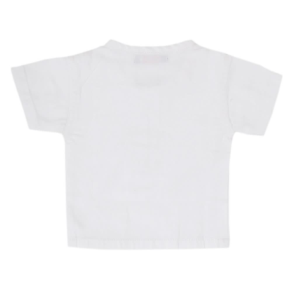 Newborn Casual Club Chambray Half Sleeves Shirt - White, Kids, NB Boys Shirts And T-Shirts, Chase Value, Chase Value