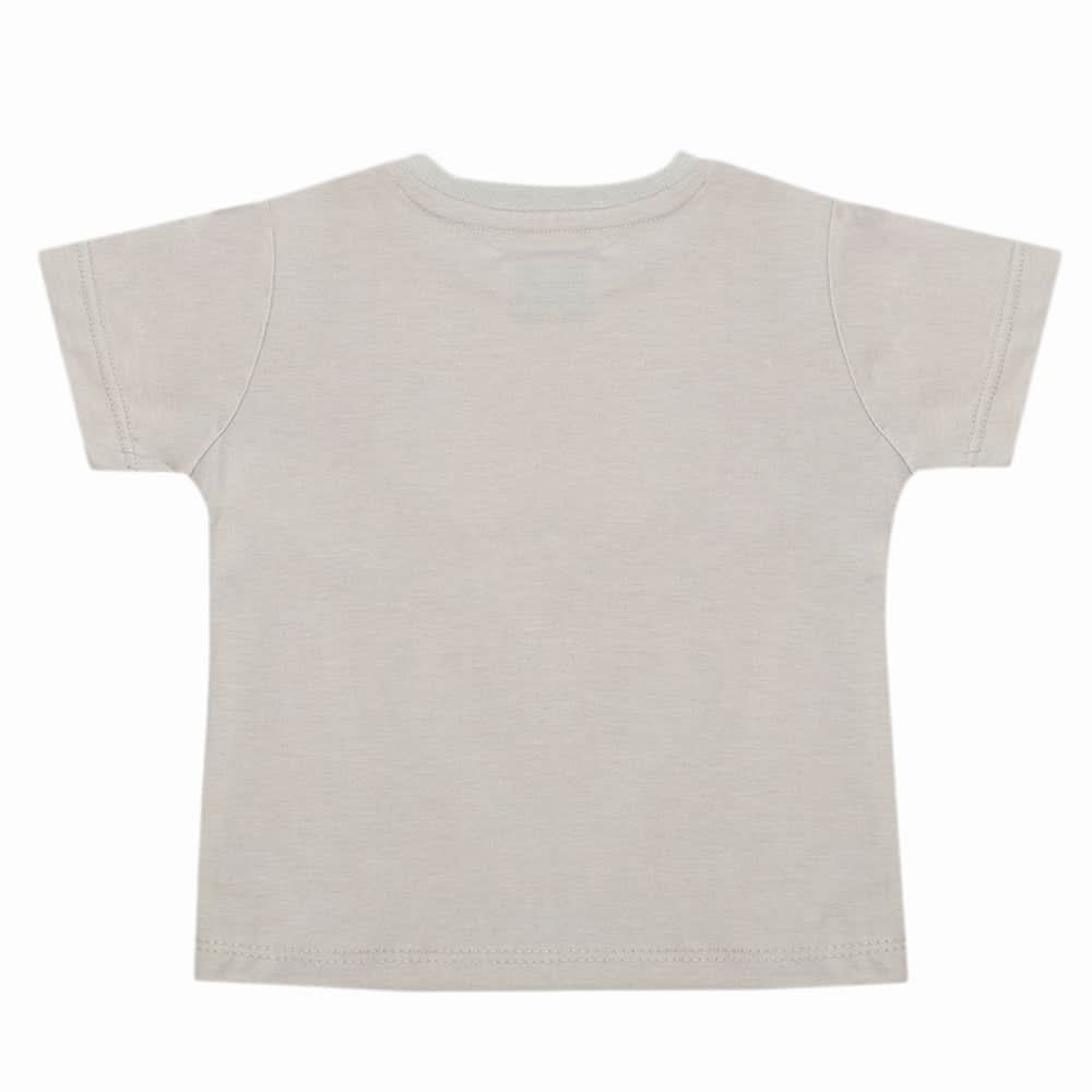 Boys Half Sleeves T-Shirt - Light Grey, Boys T-Shirts, Chase Value, Chase Value